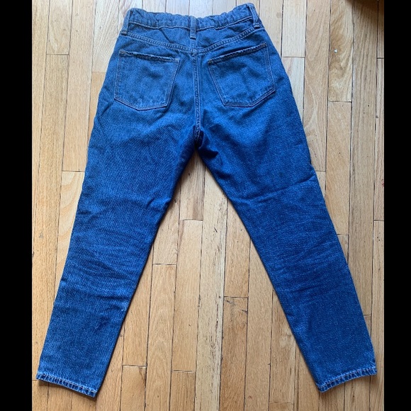 old navy high rise straight legged jeans with built in tough. size 14 youth. - Picture 2 of 4
